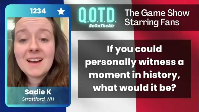 Video thumbnail for Our Favorite Answers: Sadie wants to see opening night of Les Misérables!