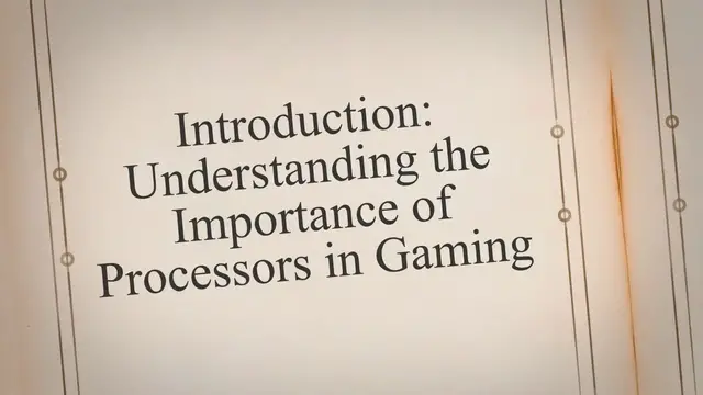 Video thumbnail for Choosing the Best Processor for Gaming - Factors to Consider, Top Comparisons, and Making an Informed Decision