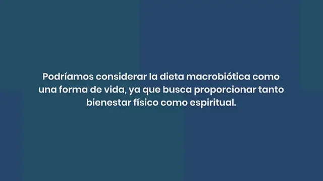 Video thumbnail for Los principios de la dieta macrobiótica