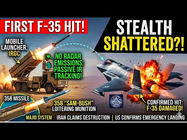Video thumbnail for Iran’s Secret Air Defense vs F-35: How the Stealth Jet Was Hit