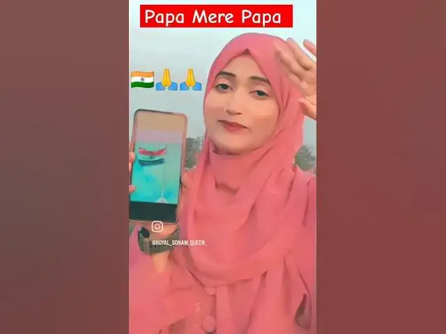 Video thumbnail for Papa Mere Papa💕Pakistani🇵🇰 Ladki Ne Indian🇮🇳 flag ko selute kiya😱 #shortvideo #indianarmy#viralvideo