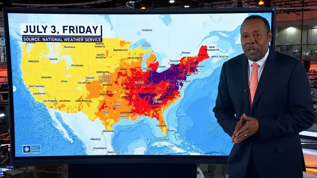 Video thumbnail for What is a heat dome? The US heatwave explained