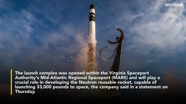 'Video thumbnail for SpaceX Rival Rocket Lab Opens New Virginia Launch Complex To Develop Neutron Reusable Rocket'