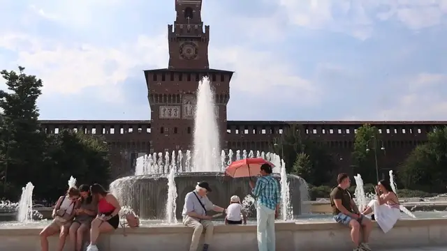 Video thumbnail for Italy: African heatwave puts 17 Italian cities on red alert.