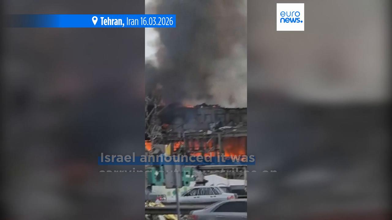 Video thumbnail for Israel says Iran's security chief Ali Larijani killed in Tehran strike