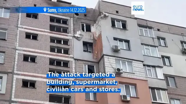 Video thumbnail for 11 injured as Russia launches daytime strikes targeting various positions in Zaporizhzhia and Sumy