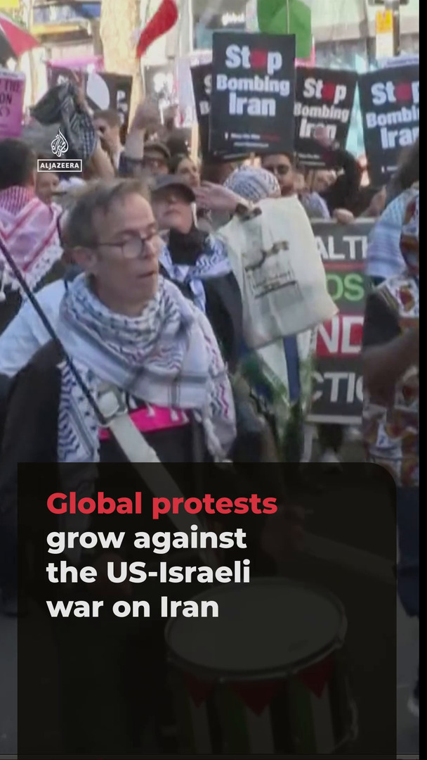Video thumbnail for Global protests grow against the US-Israeli war on Iran
