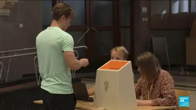 'Video thumbnail for Norway votes in a closely fought election with wealth tax in focus'
