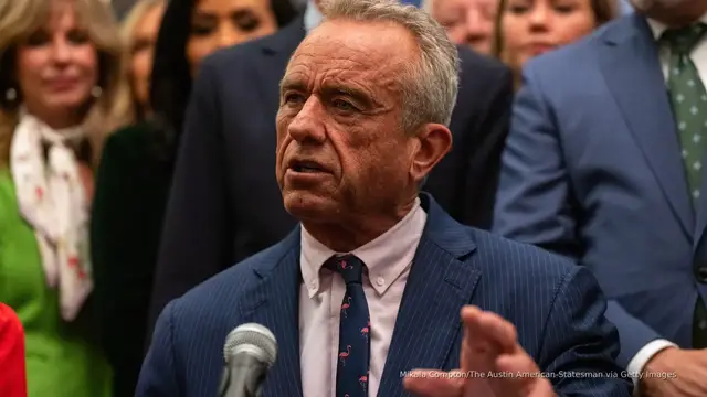 'Video thumbnail for More than 1,000 federal health employees call on RFK Jr. to step down'