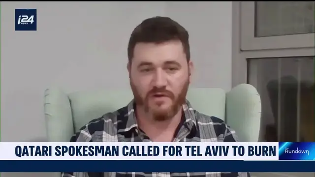 'Video thumbnail for Qatari spokesman calls for Tel Aviv to burn'