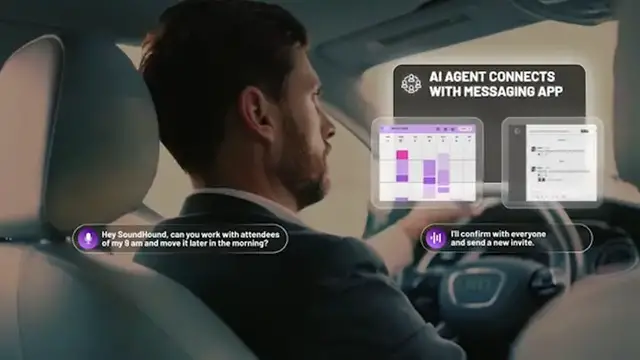 Video thumbnail for SoundHound’s AI Is Talking to Your Car, Your Restaurant and More