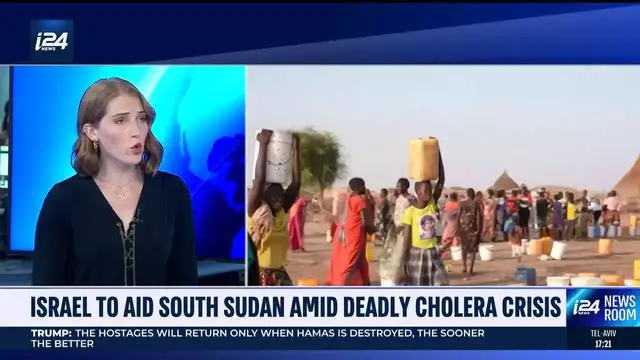 'Video thumbnail for Israel to aid South Sudan amid deadly cholera crisis'