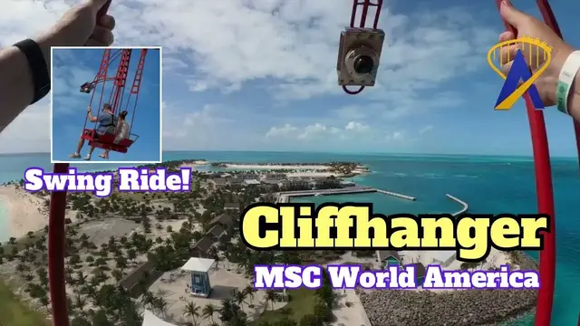 Video thumbnail for POV: Swinging Off of the Edge of a Cruise Ship on Cliffhanger