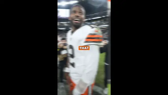 Video thumbnail for Kevin Stefanski Praises Shedeur Sanders for Poise in First NFL Win