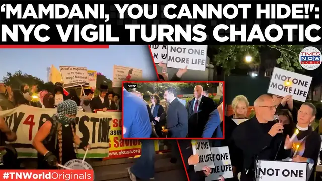 Video thumbnail for 'TRAITOR!': Mamdani Booed at October 7 Vigil as Pro-Palestinian Protesters Turn on Mayor