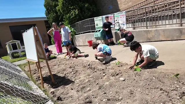 Video thumbnail for From garden beds to classrooms: Medford elementary school expands farm-based learning