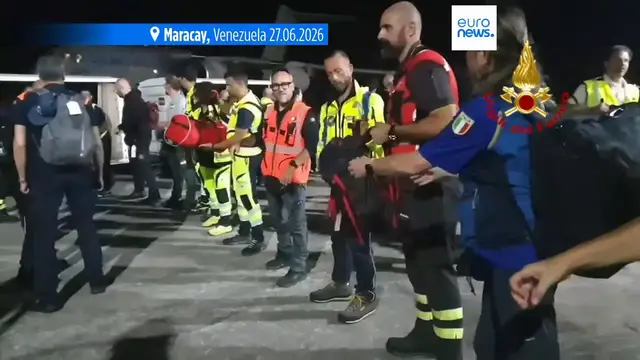 Video thumbnail for Europe send search and rescue personnel to Venezuela in response to massive quakes