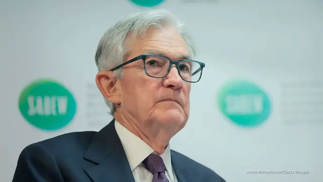 'Video thumbnail for Fed chair says tariffs could drive inflation as Trump calls for interest rate cuts'