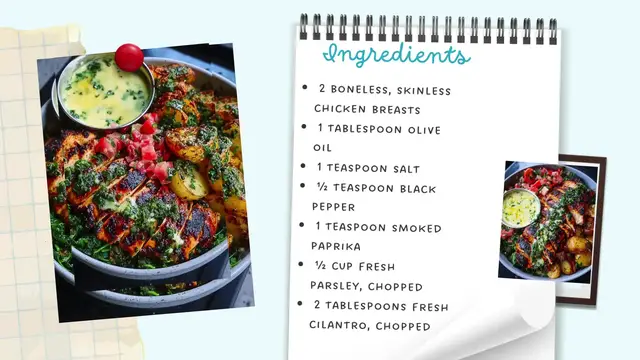 Video thumbnail for Chimichurri Grilled Chicken Bowl with Garlic Sauce – Fresh, Zesty & Flavor-Packed