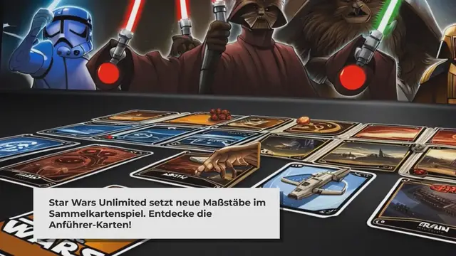 'Video thumbnail for Eintauchen in Star Wars Unlimited: Das neue Sammelkartenspiel-Universum'