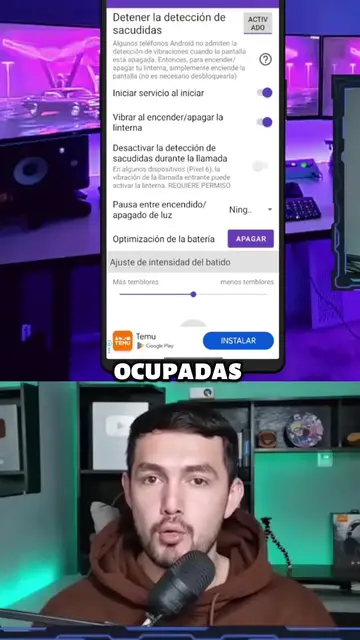 'Video thumbnail for Enciende la linterna agitando tu celular agitandolo'