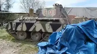 Video thumbnail for Panther Tank replica for sale in running condition.