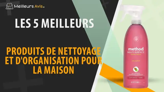 Video thumbnail for ⭐️ MEILLEUR PRODUIT DE NETTOYAGE D'ORGANISATION POUR LA MAISON - Comparatif 2023