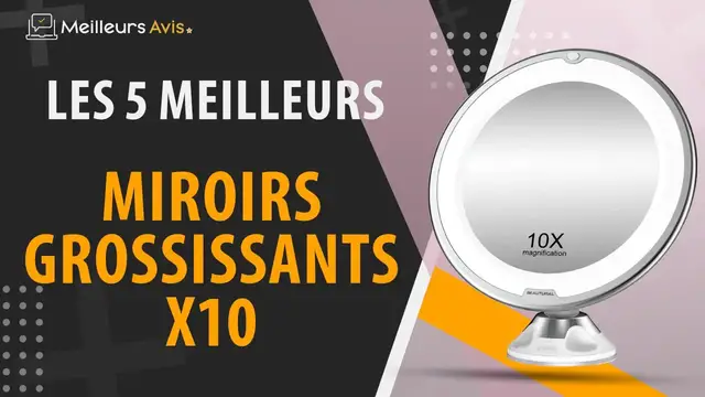 Video thumbnail for ⭐️ MEILLEUR MIROIR GROSSISSANT X10 - Avis & Guide d'achat (Comparatif 2023)