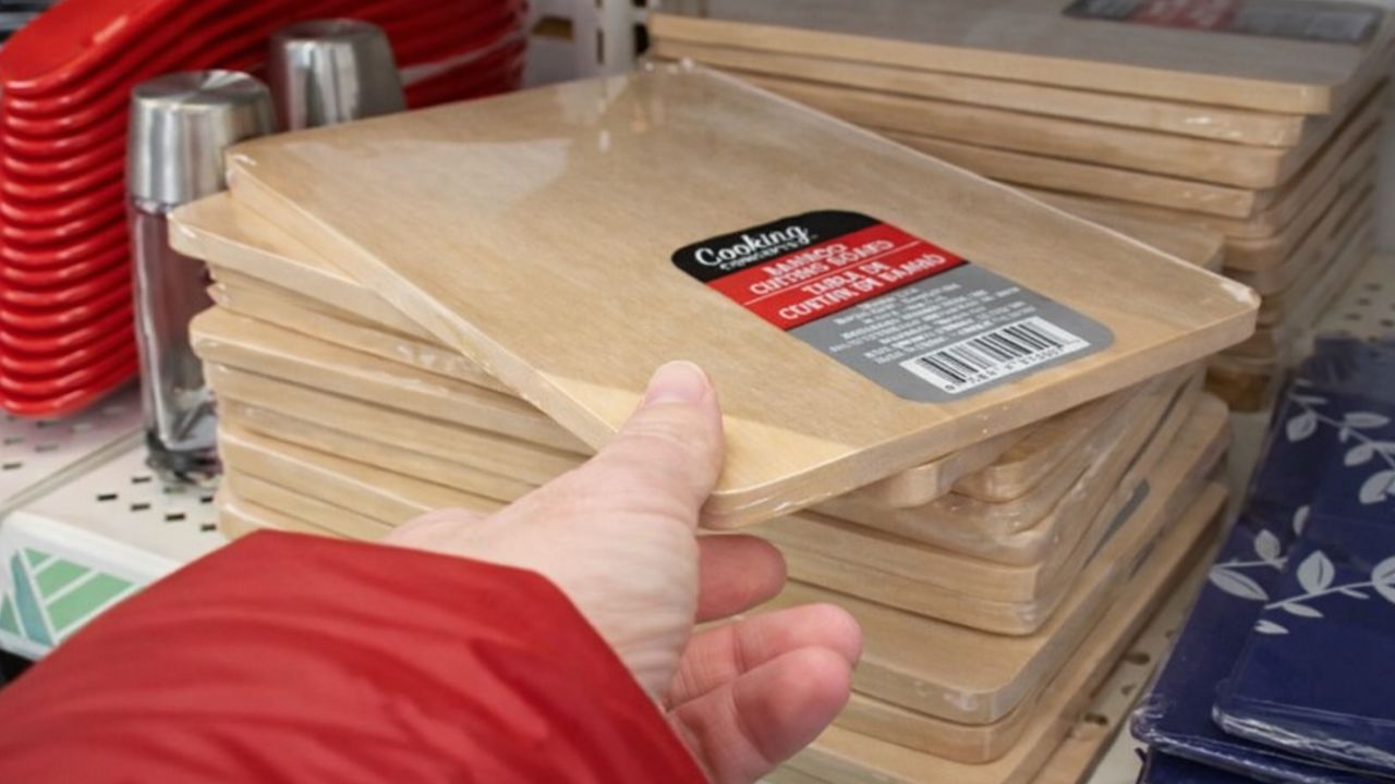 Video thumbnail for The GENIUS new way people are using Dollar Store cutting boards on their countertops!