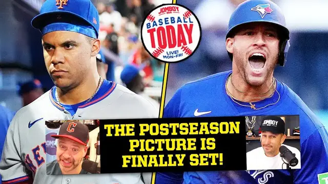 'Video thumbnail for The 2025 MLB postseason picture is set! | Baseball Today'