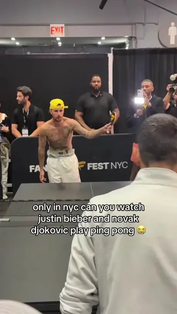 Video thumbnail for Pop Star and Tennis Champion Face Off in NYC Ping Pong Match