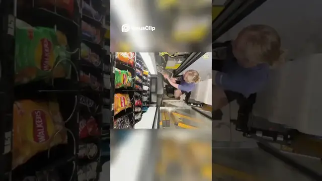 'Video thumbnail for money making meg: vending machine restock and cash collection at factory'