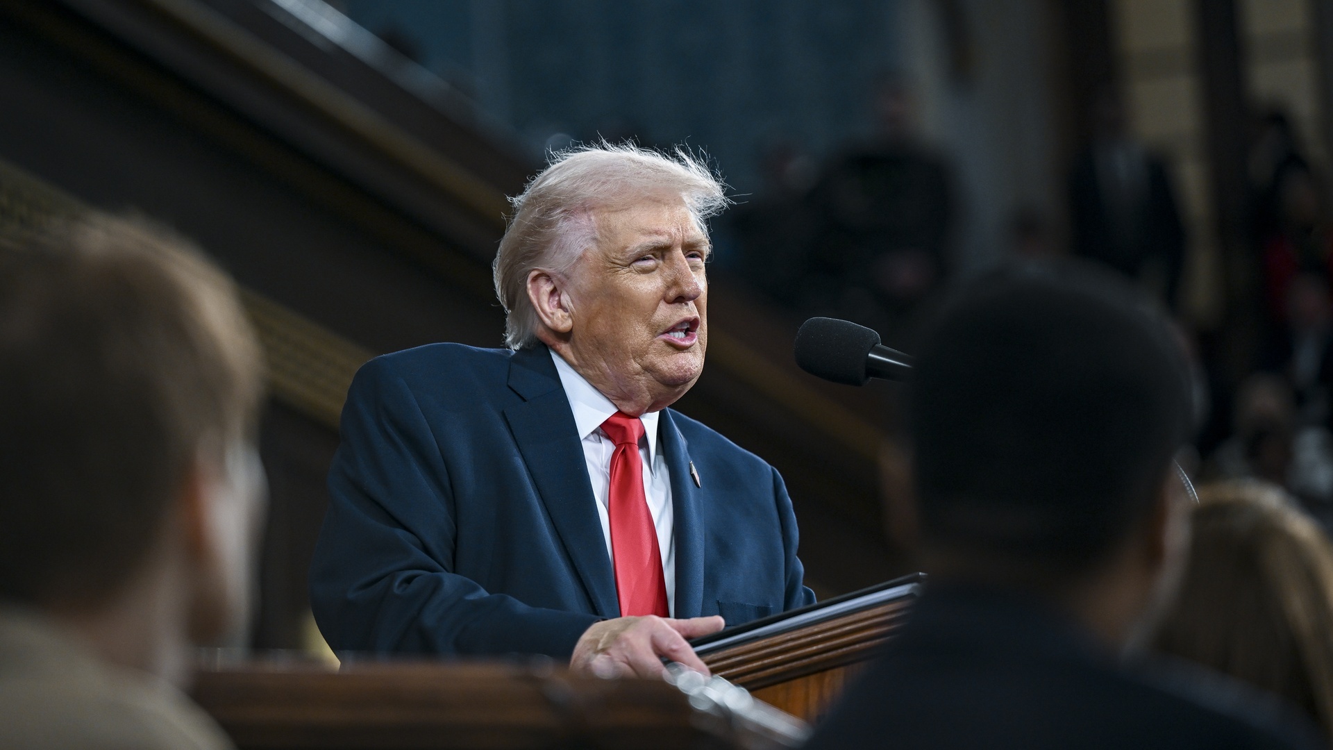 Video thumbnail for Trump’s record ‘golden age’ State of the Union speech touts wins, jabs foes