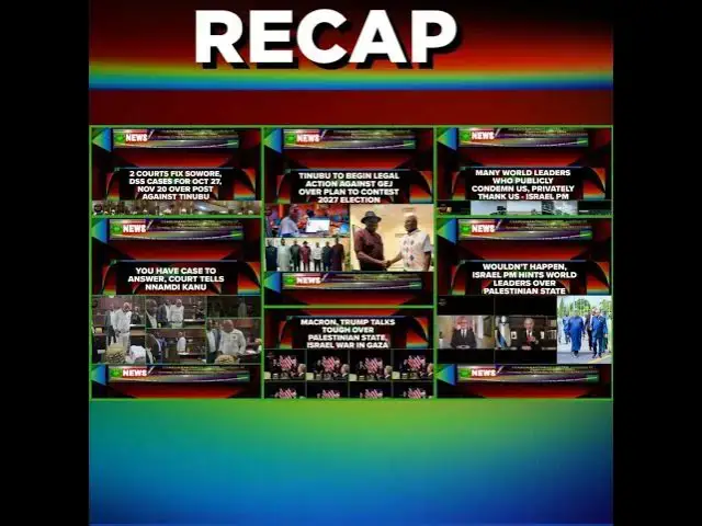 Video thumbnail for NewsRecap @12pm 30-9