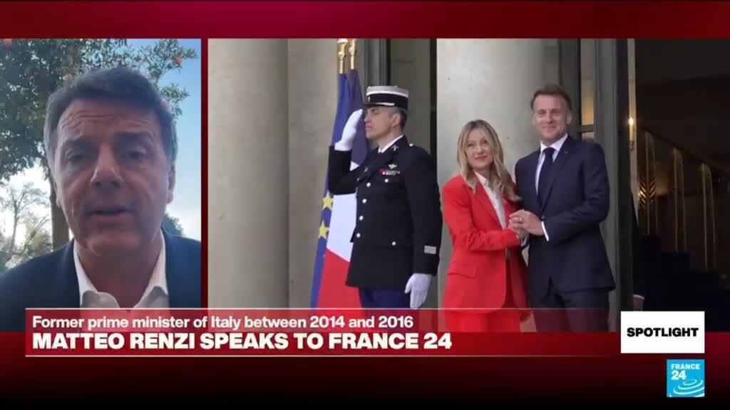Video thumbnail for Renzi urges ‘European strategy’, denounces Trump's ‘global chaos’ and populism of Orbán and Meloni