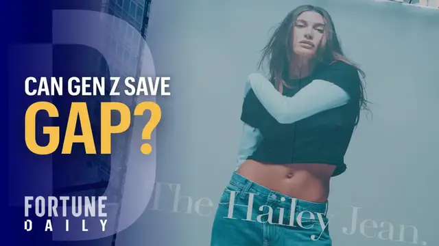 Video thumbnail for Inside Gap’s High-Stakes Comeback | Fortune Daily
