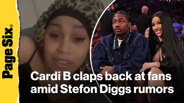 Video thumbnail for Cardi B claps back at fans amid Stefon Diggs Christmas rumors and assault allegations
