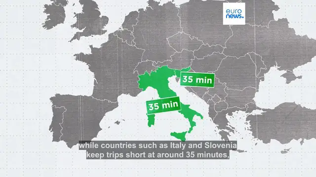 Video thumbnail for The European commute: Which EU country spends the most time getting to work?