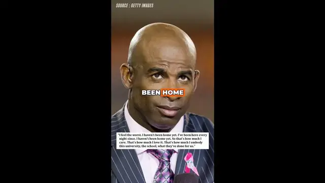 'Video thumbnail for Deion Sanders Stayed at Facility After Colorado’s 53–7 Loss'