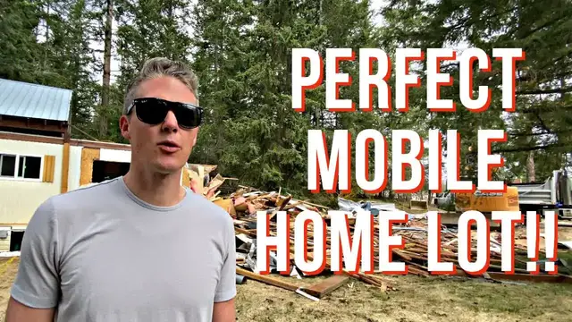 Video thumbnail for kerry tarnow: demolishing old mobile home for new build in salmon arm