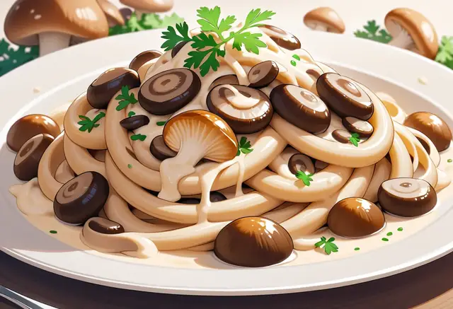 Video thumbnail for Creamy Mushroom Pasta