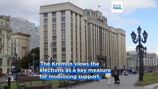 Video thumbnail for Russians vote in elections with no party opposing Putin or war in Ukraine