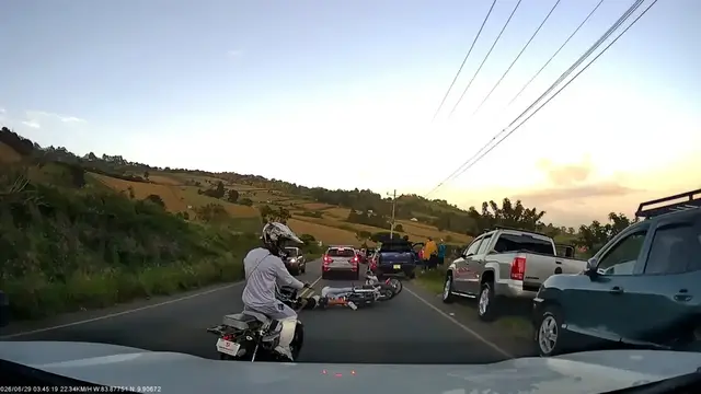 Video thumbnail for Motorcycle Crash on Irazú Volcano Descent in Costa Rica