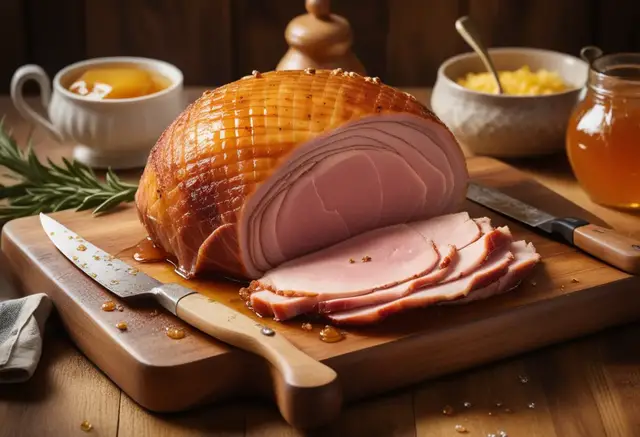 Video thumbnail for Sweet & Savory Honey Baked Ham
