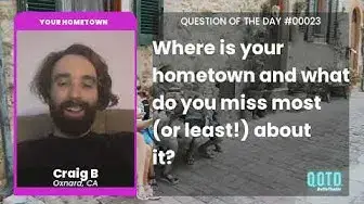 Video thumbnail for Craig misses the scenic beauty of L.A. The city of angels!