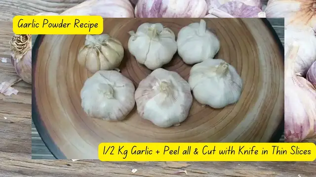 Video thumbnail for Fresh Aromatic Garlic Powder or Lehsan Powder Making Recipe
