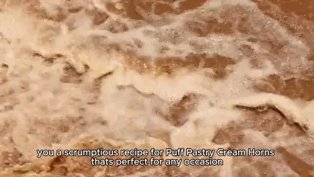 Video thumbnail for Puff Pastry Cream Horns Recipe