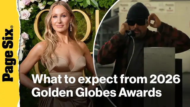 Video thumbnail for What to expect from the 2026 Golden Globes: Nikki Glaser hosts, Cynthia Erivo skips