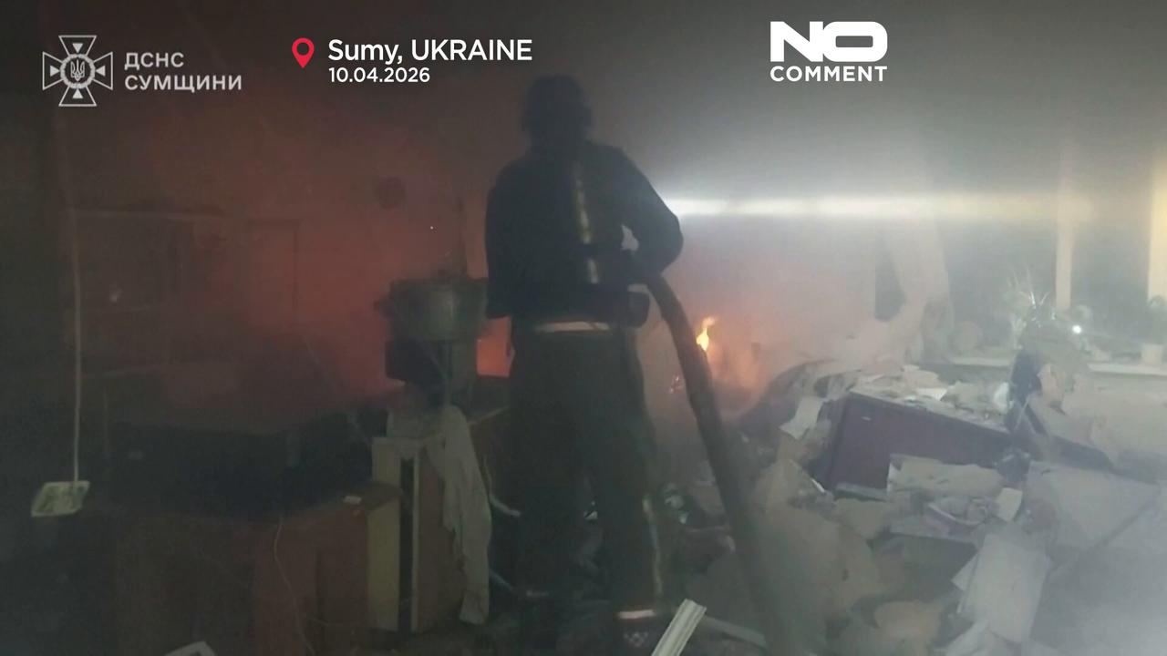Video thumbnail for Ukraine : Russian drone attacks hit Sumy and Odesa as Easter truce looms