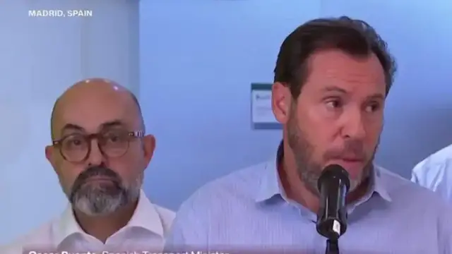 Video thumbnail for REPLAY: Spanish Transport Minister gives press conference on train crash